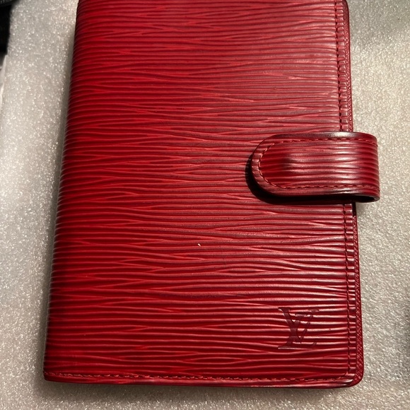 Louis Vuitton Red Epi Leather PM Agenda - Picture 12 of 12